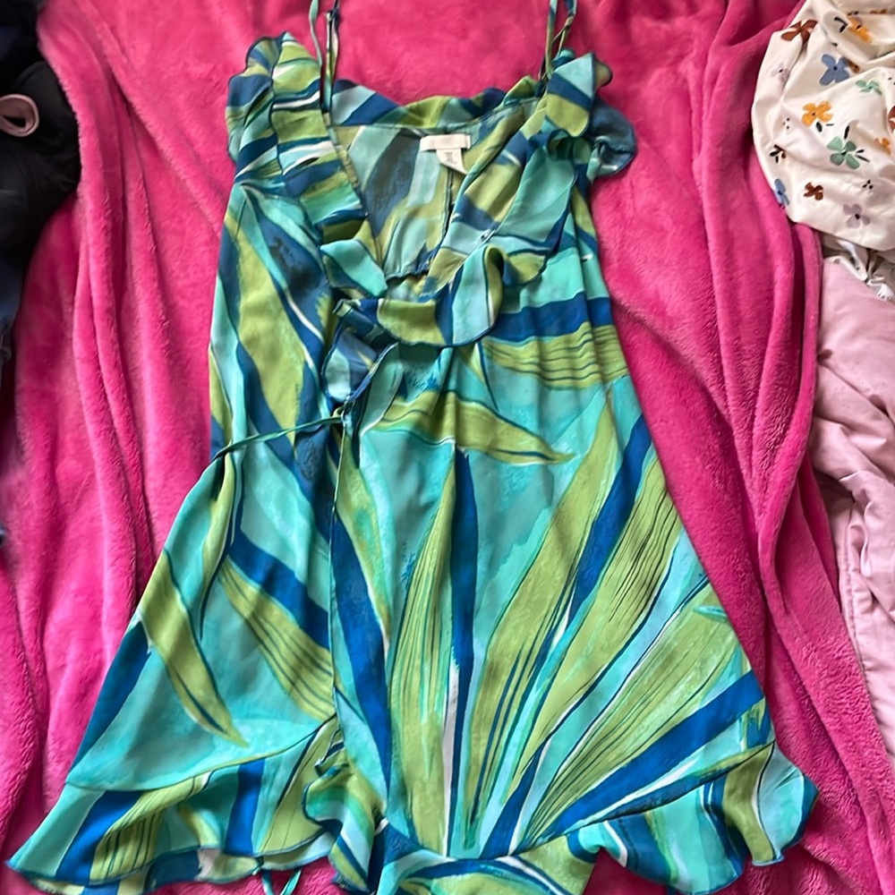 Adjustable wrap dress